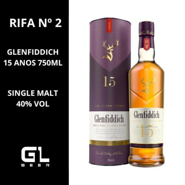 GLENFIDDICH 15 ANOS WHISKY SINGLE MALT